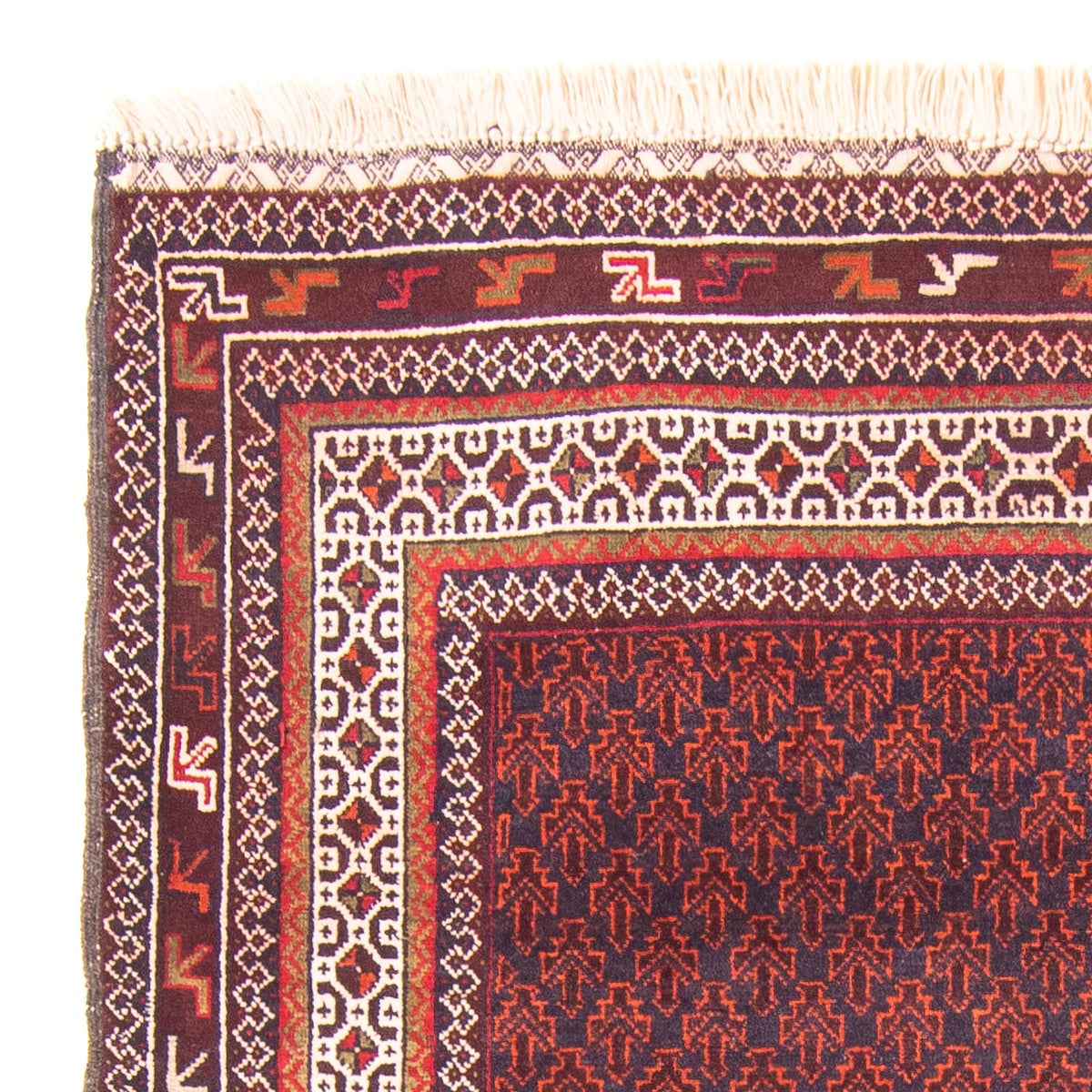 Dywan beludżycki - Dywanik modlitewny - 146 x 99 cm - ciemnoniebieski