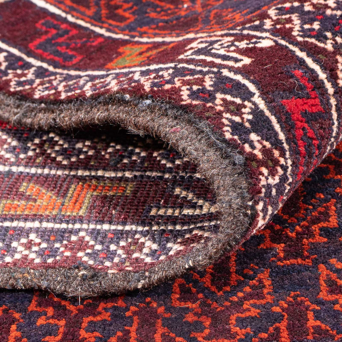 Dywan beludżycki - Dywanik modlitewny - 146 x 99 cm - ciemnoniebieski