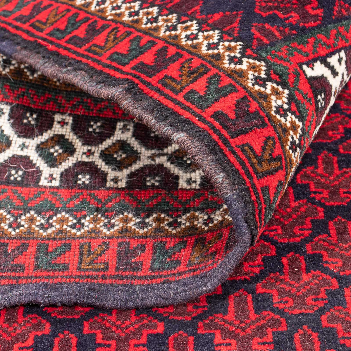 Dywan beludżycki - Dywanik modlitewny - 130 x 90 cm - czerwony