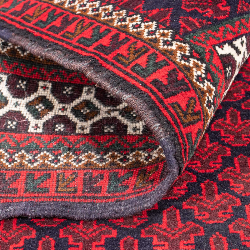 Dywan beludżycki - Dywanik modlitewny - 130 x 90 cm - czerwony