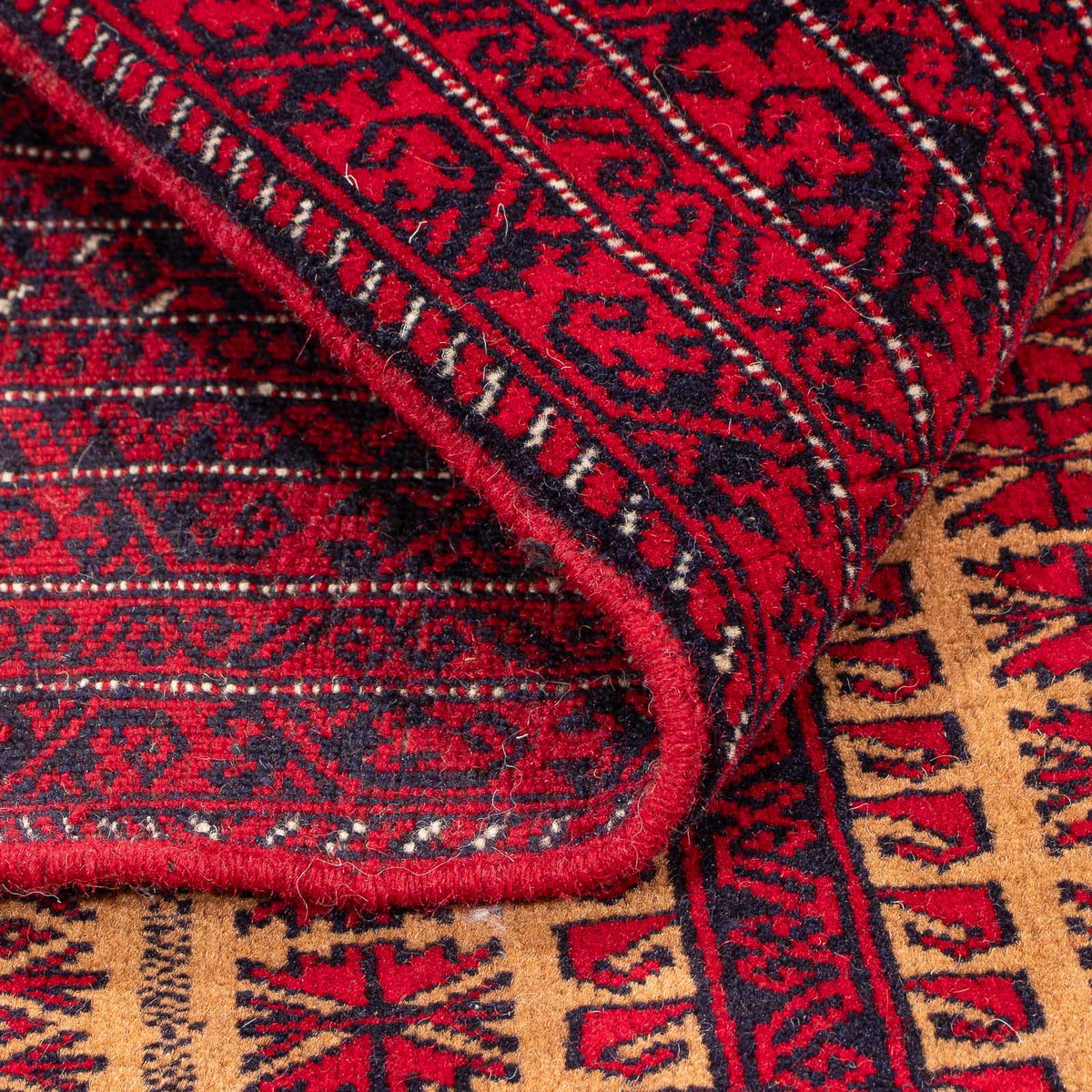 Dywan beludżycki - Dywanik modlitewny - 148 x 97 cm - pomarańczowy