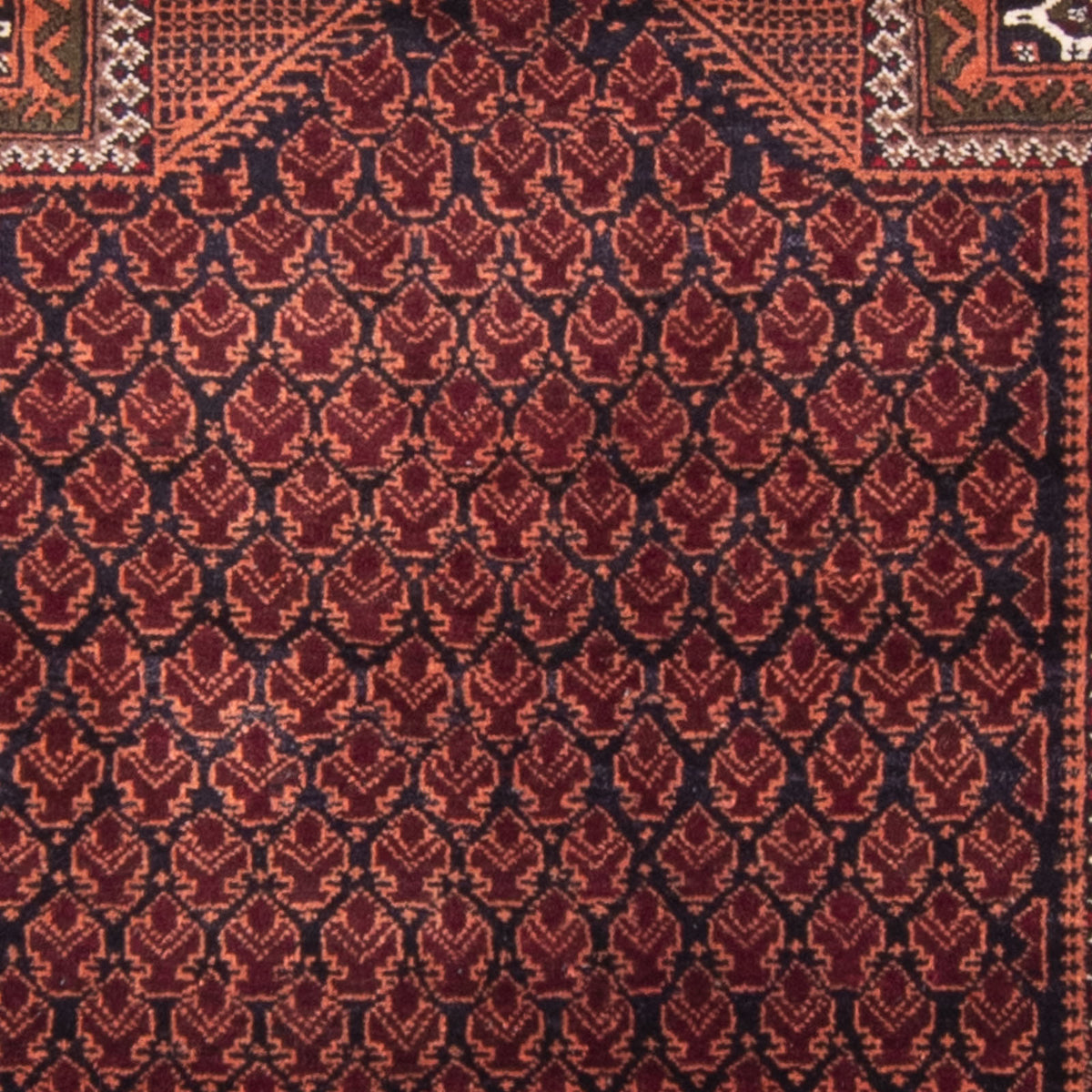 Dywan beludżycki - Dywanik modlitewny - 148 x 90 cm - niebieski