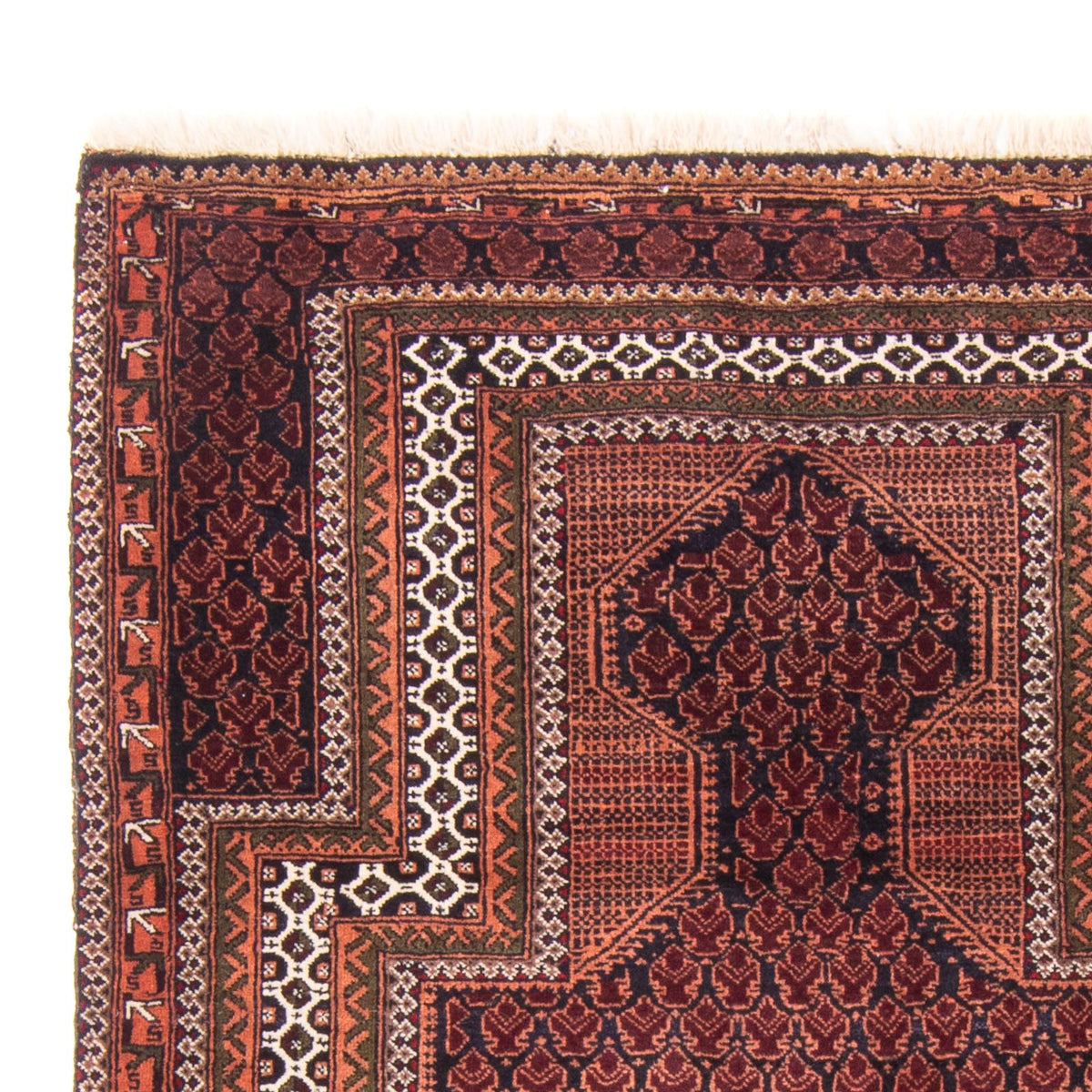 Dywan beludżycki - Dywanik modlitewny - 148 x 90 cm - niebieski