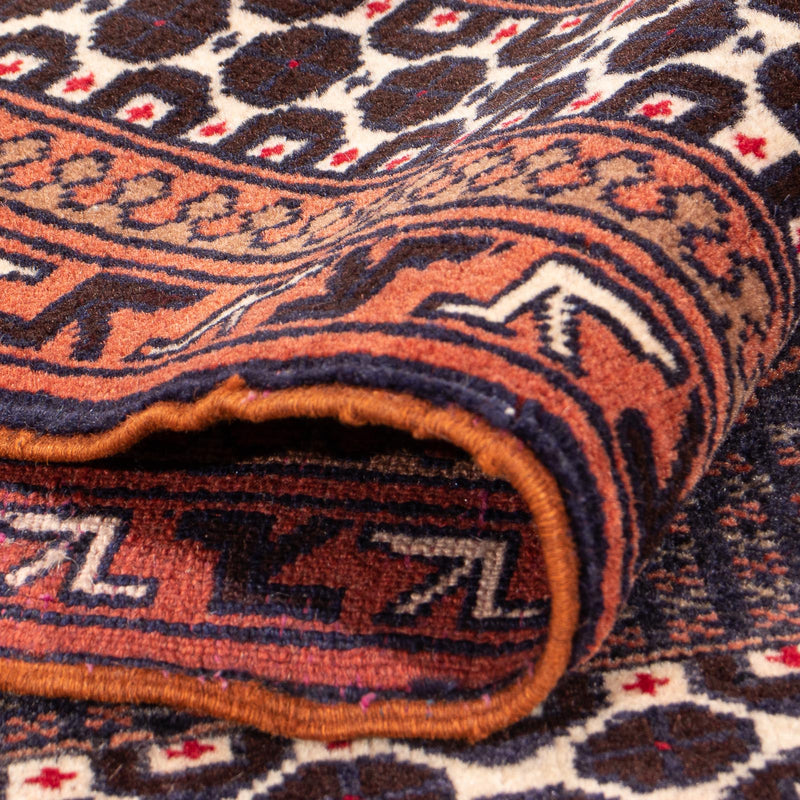 Dywan beludżycki - Dywanik modlitewny - 138 x 95 cm - rdza