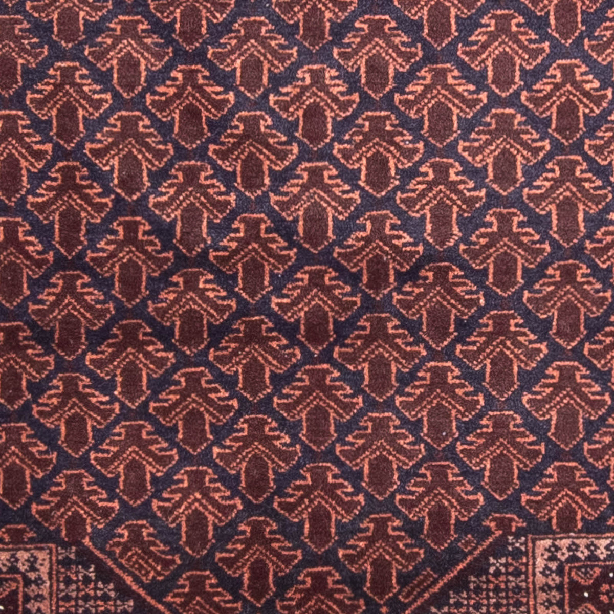 Dywan beludżycki - Dywanik modlitewny - 138 x 93 cm - ciemnoniebieski