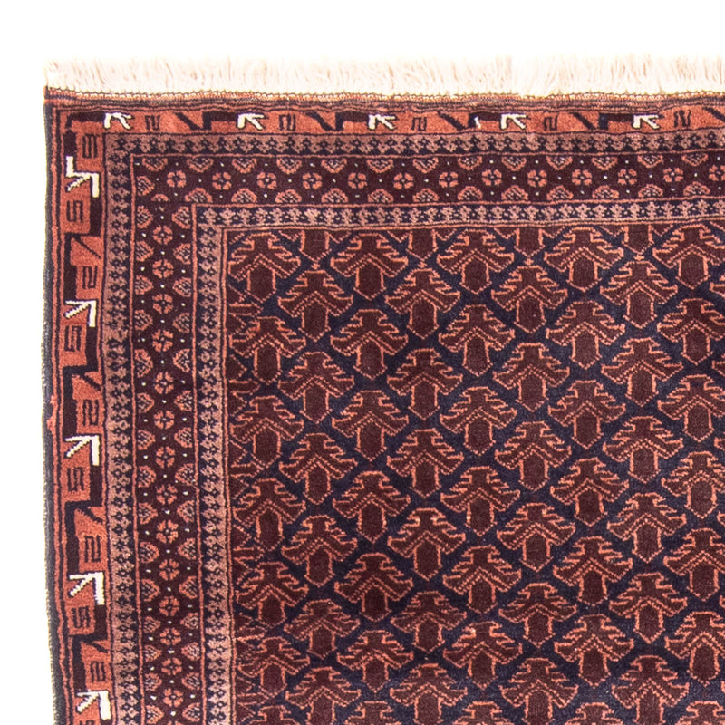 Dywan beludżycki - Dywanik modlitewny - 138 x 93 cm - ciemnoniebieski