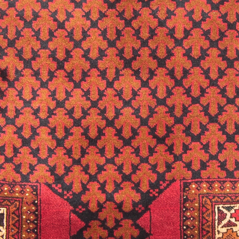 Dywan beludżycki - Dywanik modlitewny - 131 x 96 cm - czerwony