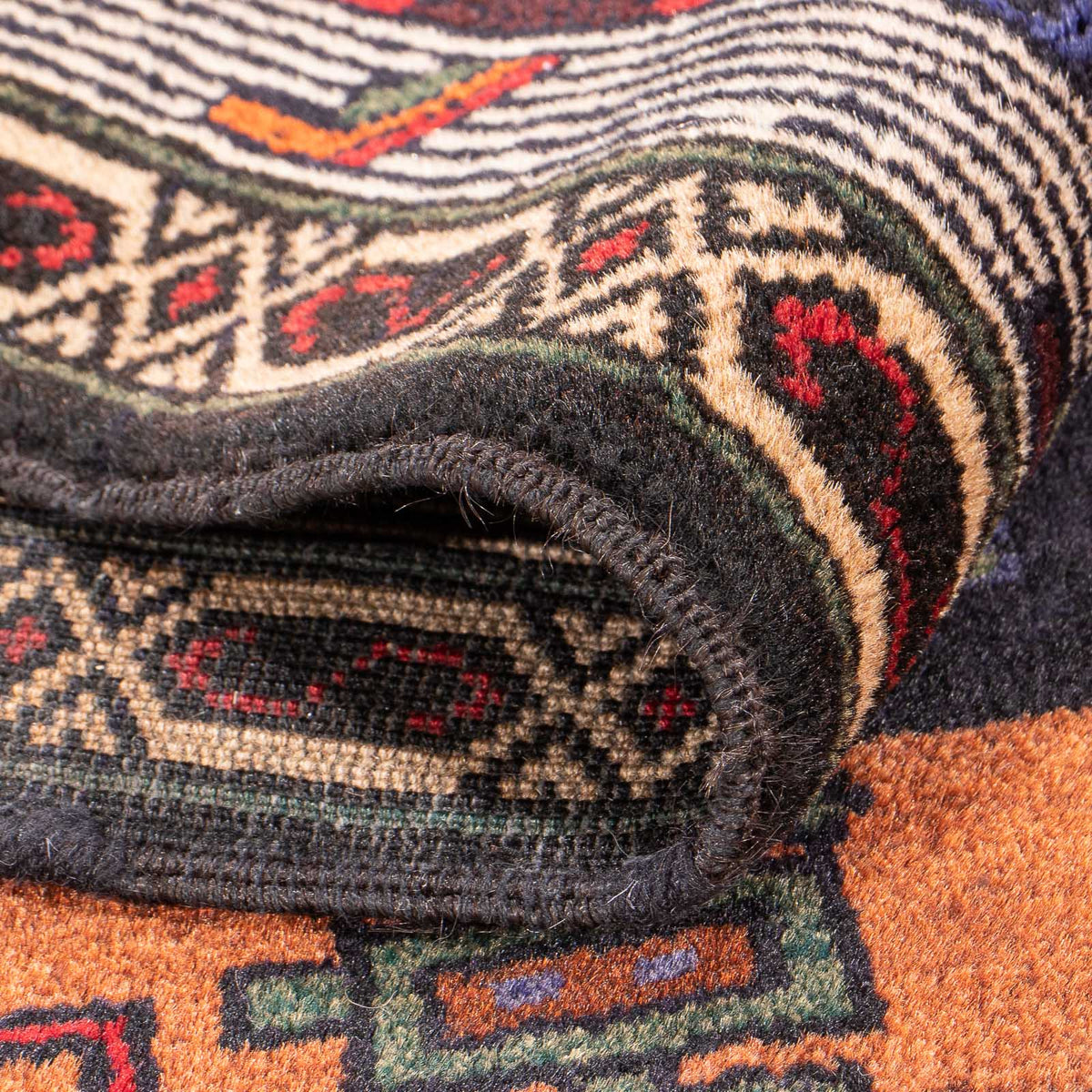 Dywan beludżycki - Dywanik modlitewny - 120 x 85 cm - ciemnoniebieski