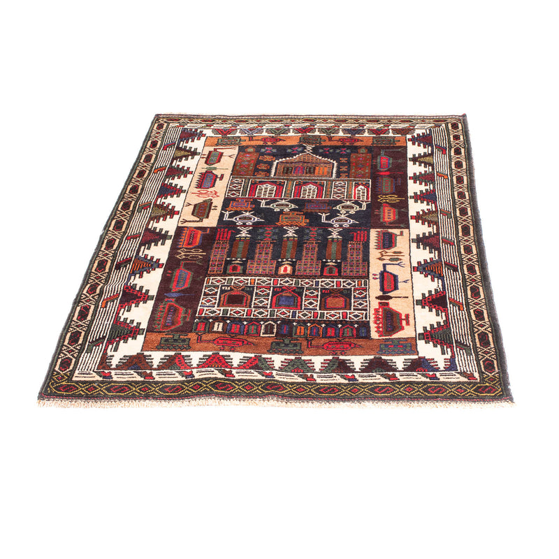 Dywan beludżycki - Dywanik modlitewny - 120 x 85 cm - ciemnoniebieski