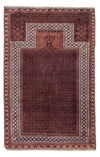 Dywan beludżycki 96x146cm - Dywan orientalny - Prostokątny / Ciemnoniebieski / 96 x 146 cm Prostokątny
