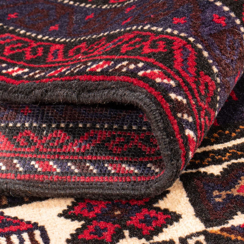 Dywan beludżycki - 150 x 95 cm - beżowy