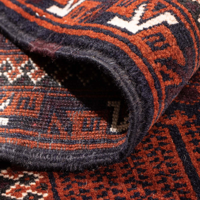 Dywan beludżycki - Dywanik modlitewny - 130 x 86 cm - ciemnoniebieski