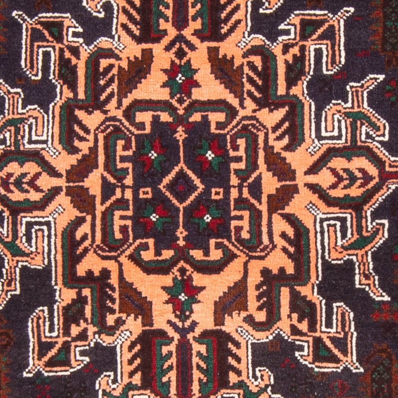 Dywan beludżycki - 150 x 89 cm - ciemnoniebieski