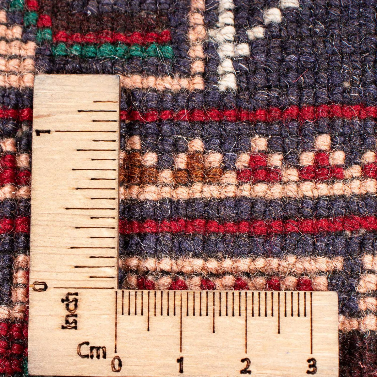 Dywan beludżycki - 150 x 89 cm - ciemnoniebieski