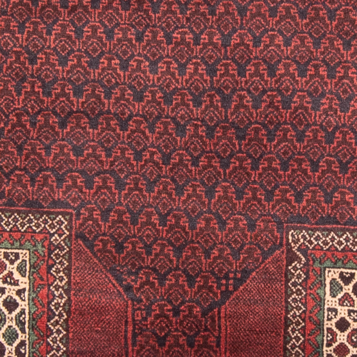 Dywan beludżycki - Dywanik modlitewny - 150 x 92 cm - ciemnoniebieski