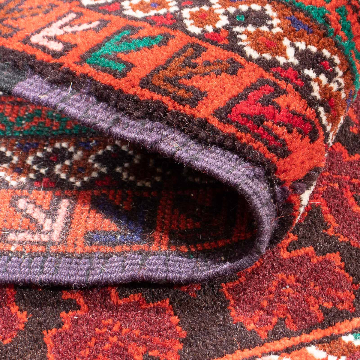 Dywan beludżycki - Dywanik modlitewny - 155 x 103 cm - czerwony