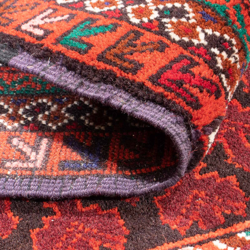 Dywan beludżycki - Dywanik modlitewny - 155 x 103 cm - czerwony