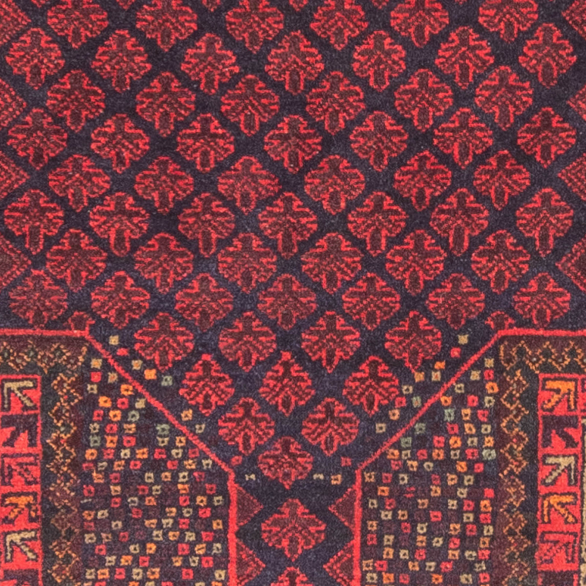 Dywan beludżycki - Dywanik modlitewny - 157 x 90 cm - ciemnoniebieski