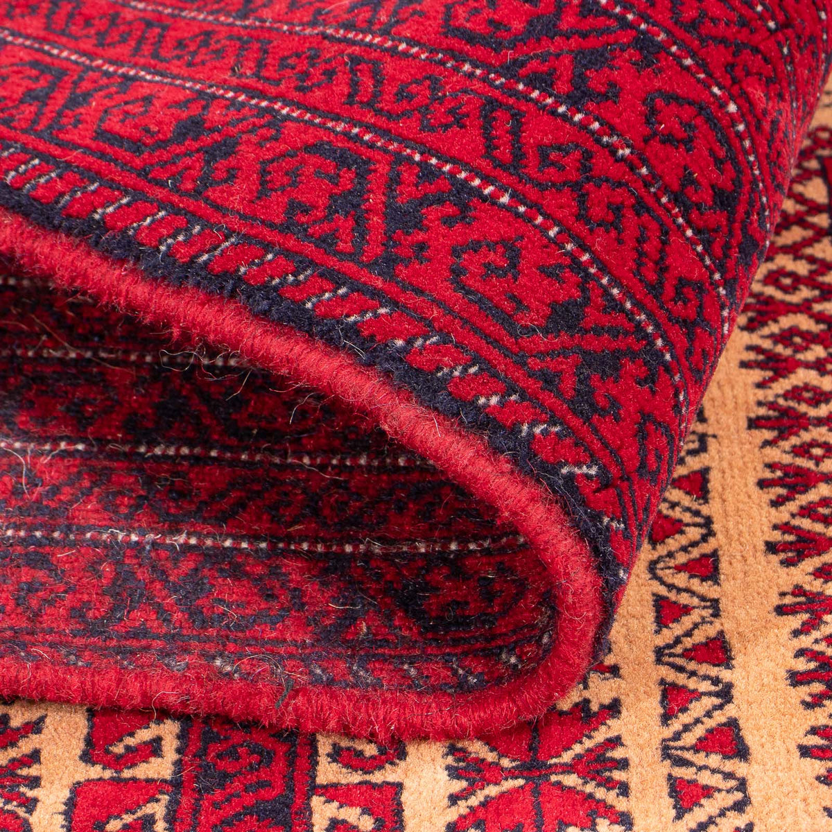 Dywan beludżycki - Dywanik modlitewny - 148 x 97 cm - złoto