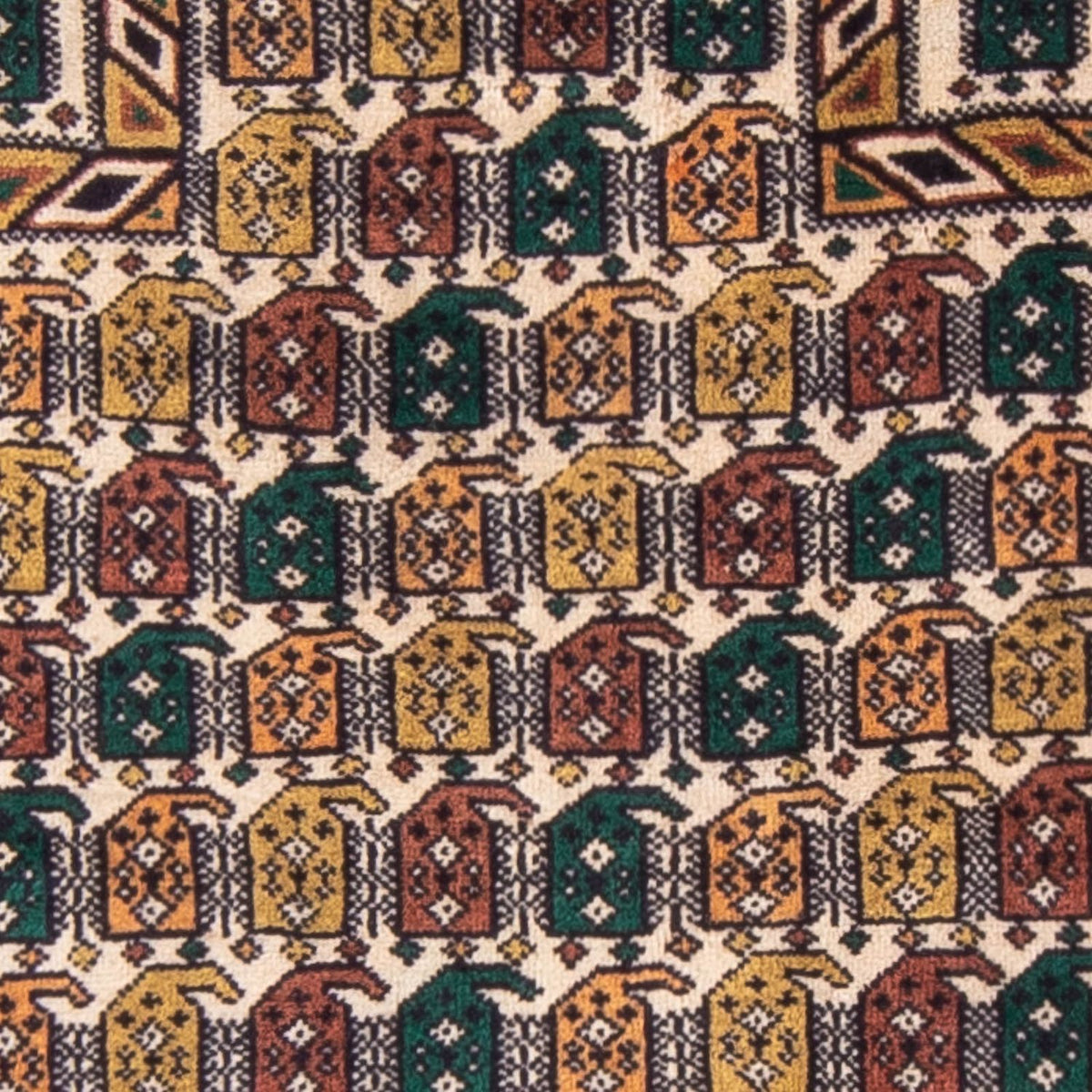 Dywan beludżycki - Dywanik modlitewny - 126 x 82 cm - wielokolorowy