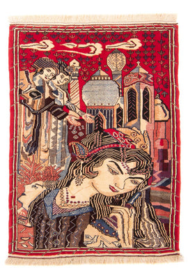 Dywan beludżycki - 124 x 89 cm - wielokolorowy