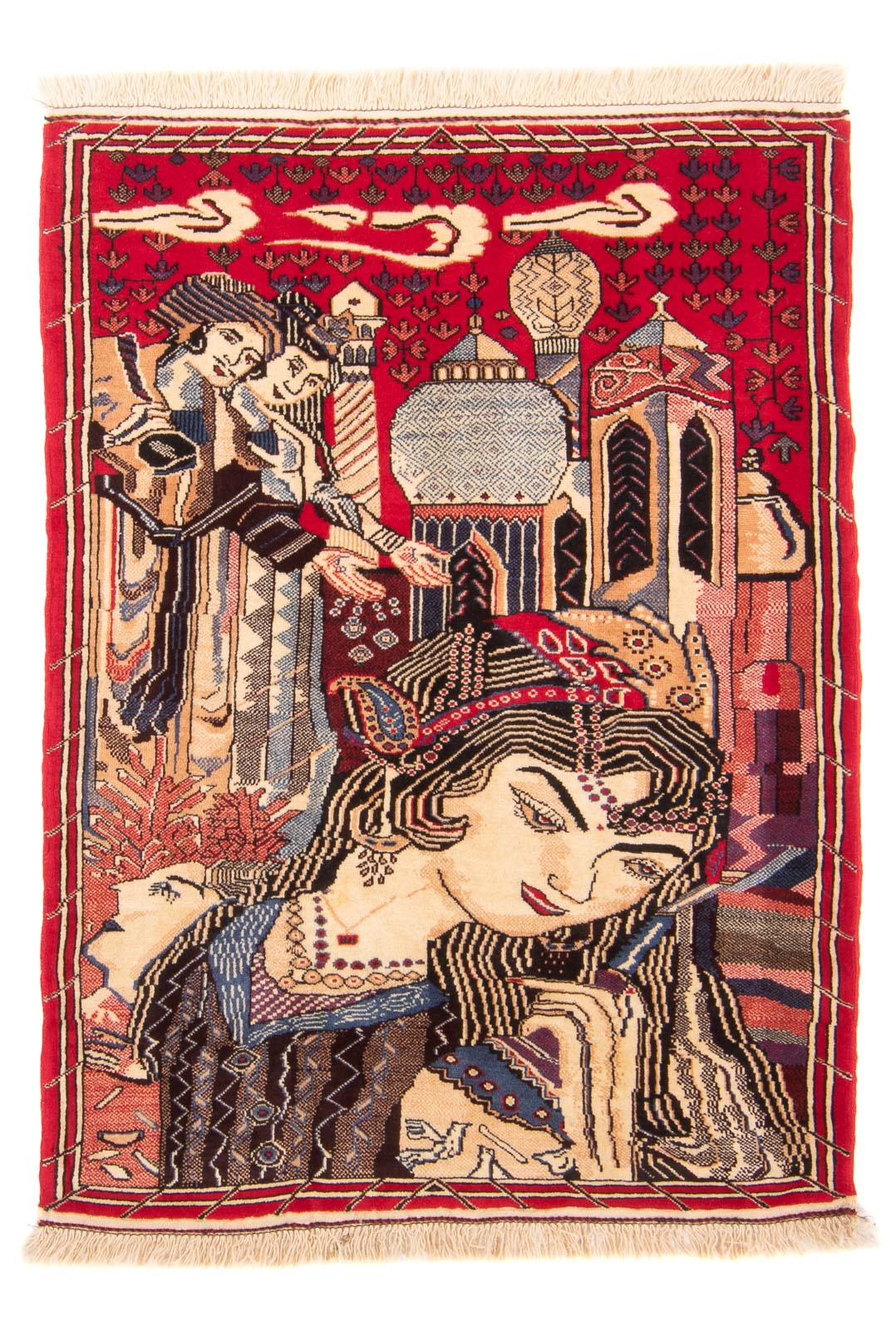 Dywan beludżycki - 124 x 89 cm - wielokolorowy