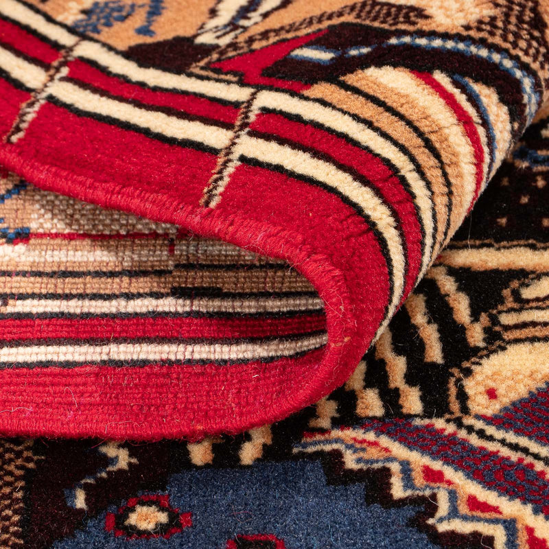 Dywan beludżycki - 124 x 89 cm - wielokolorowy