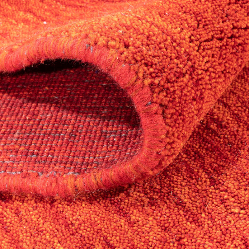 Biegacz Dywan Gabbeh - Miękki - 256 x 86 cm - rdza