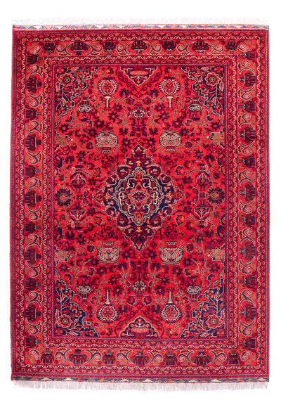 Dywan afgański 256x355cm - Dywan orientalny - czerwony