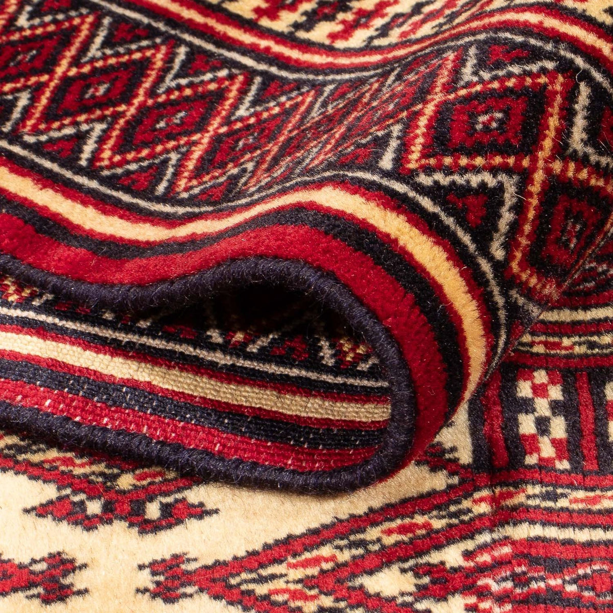 Dywan turkmeński - 176 x 128 cm - beżowy