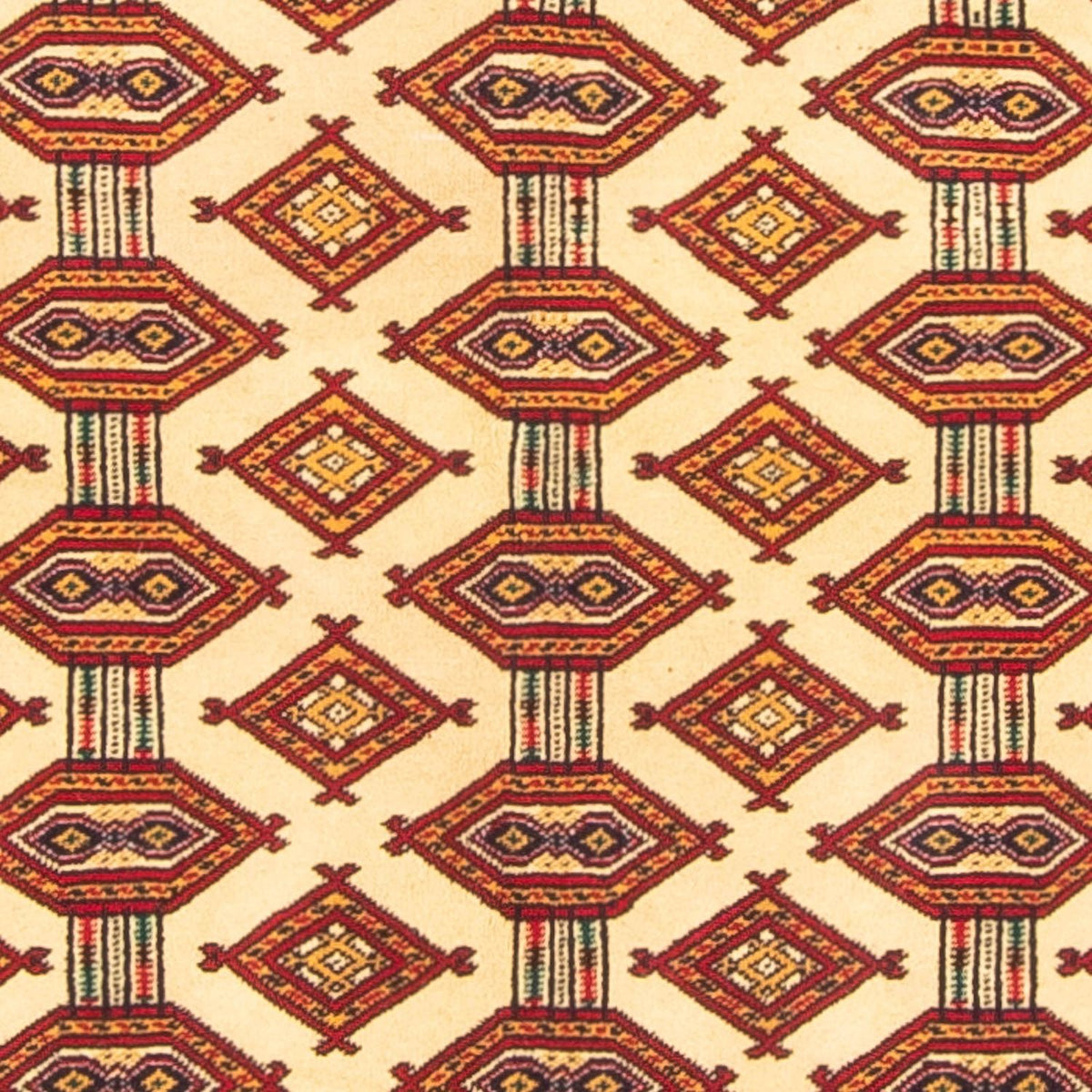 Dywan turkmeński - 167 x 120 cm - beżowy