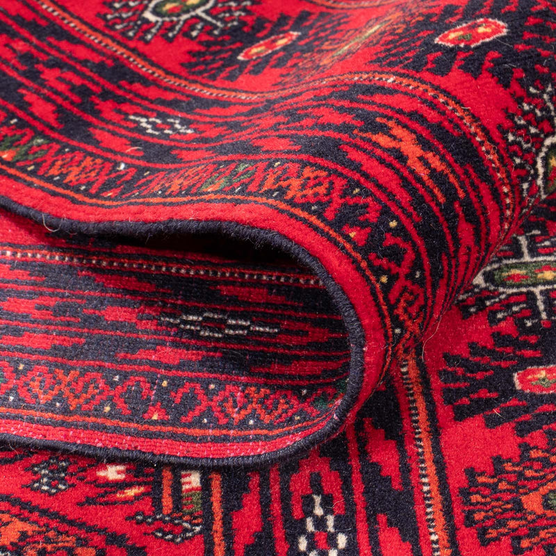 Biegacz Dywan afgański - 190 x 82 cm - czerwony