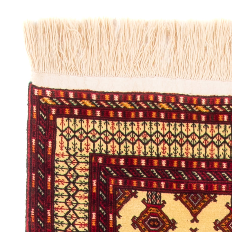 Biegacz Dywan turkmeński - 305 x 85 cm - beżowy