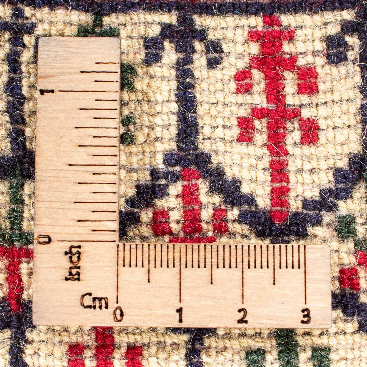 Biegacz Dywan turkmeński - 305 x 85 cm - beżowy