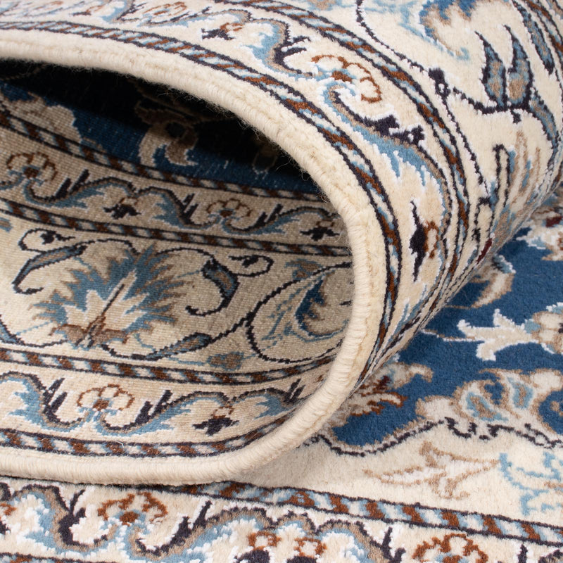 Dywan perski - Nain - Królewski - 190 x 149 cm - niebieski