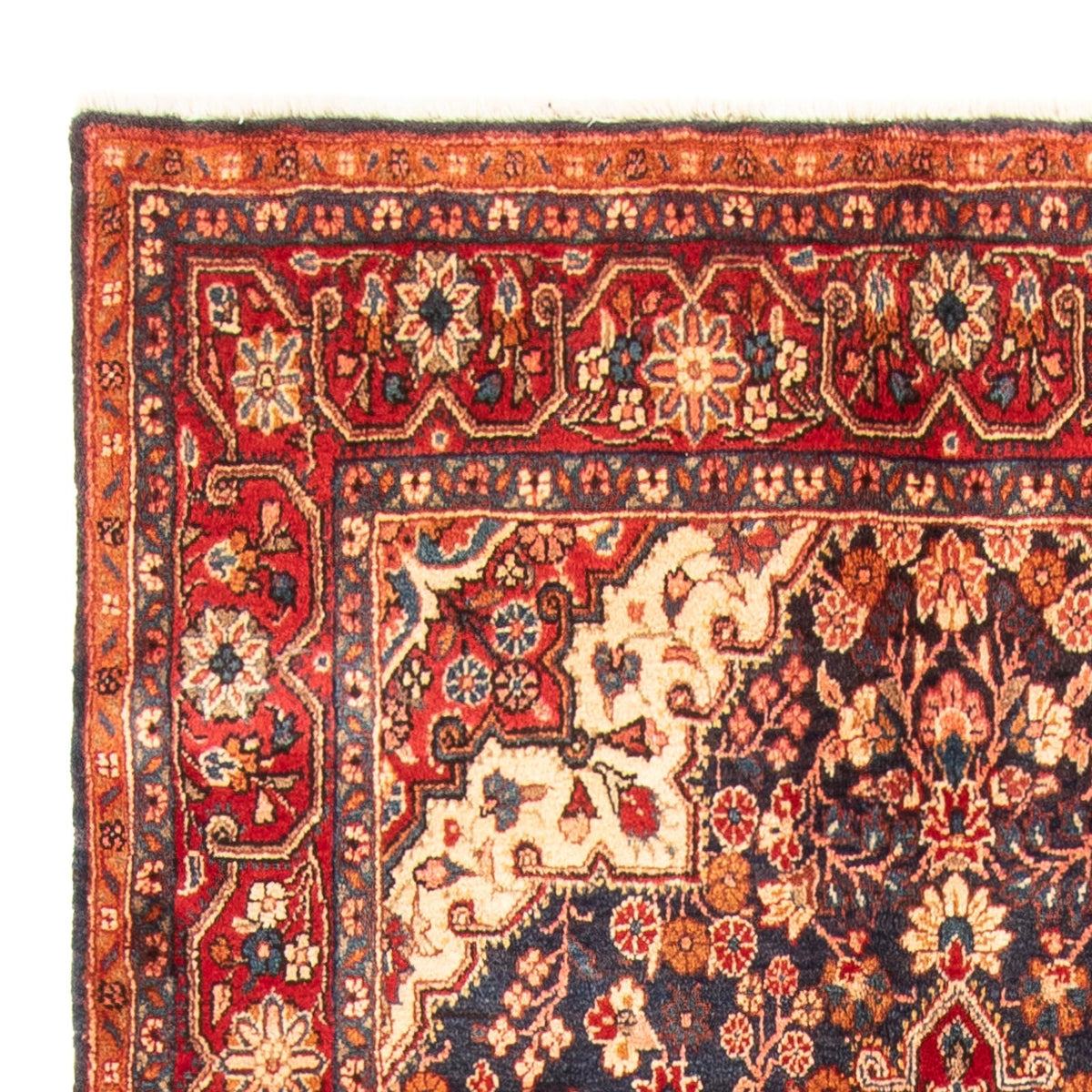 Perski dywan - Nomadyczny - 264 x 134 cm - ciemnoniebieski