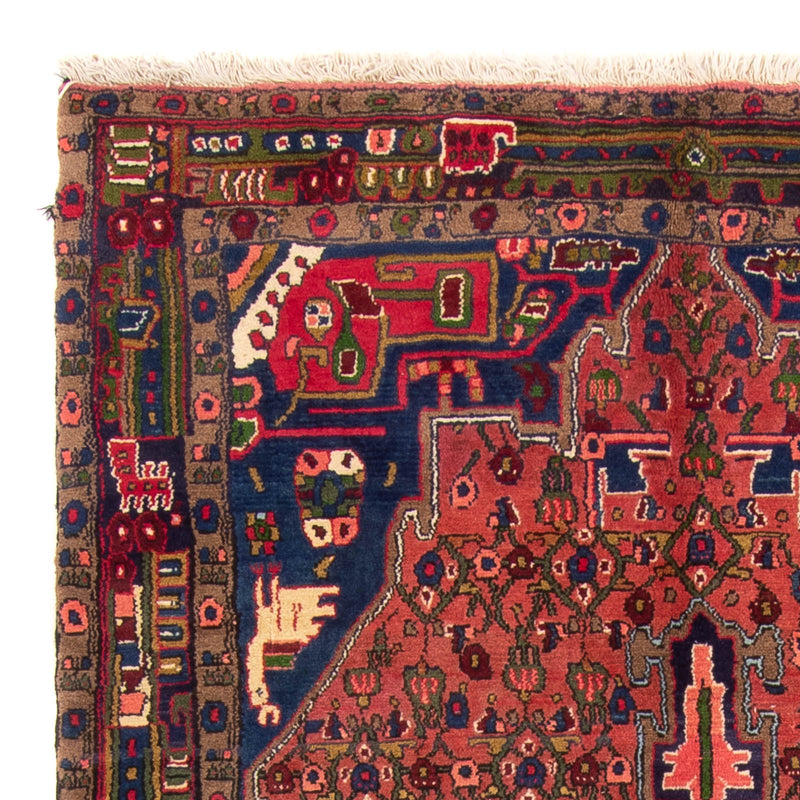 Perski dywan - Nomadyczny - 255 x 150 cm - czerwony