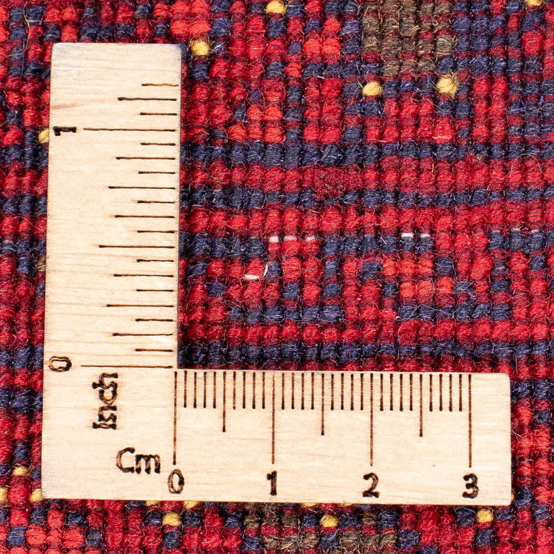 Dywan afgański - 193 x 148 cm - czerwony