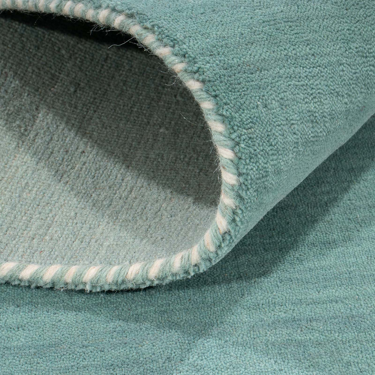 Biegacz Dywan Gabbeh - Miękki - 200 x 75 cm - jasnoniebieski