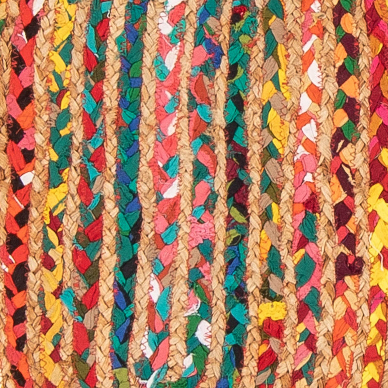 Dywan sizalowy owalny  - 91 x 61 cm - wielokolorowy