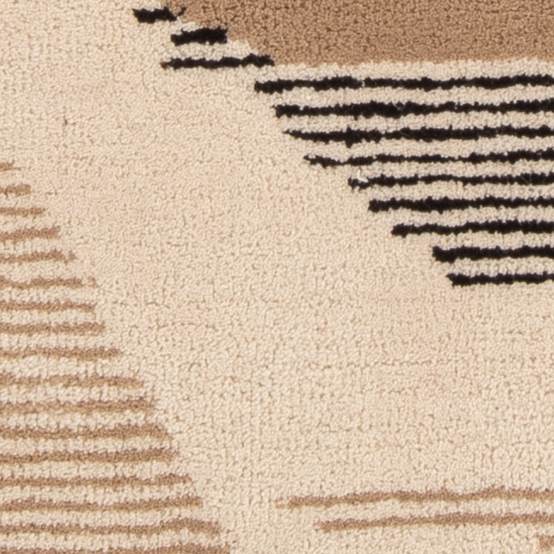 Dywan wełniany - 90 x 60 cm - beżowy