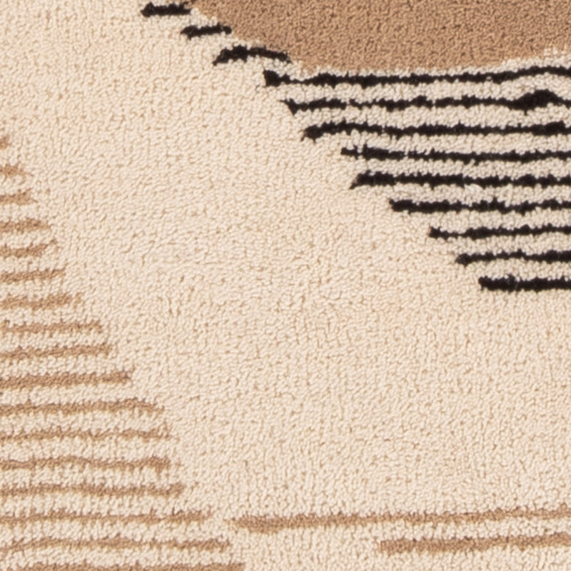 Dywan wełniany - 90 x 60 cm - beżowy