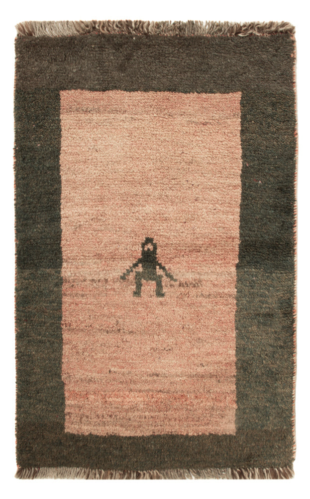 Dywan Gabbeh - perski - 82 x 56 cm - beżowy