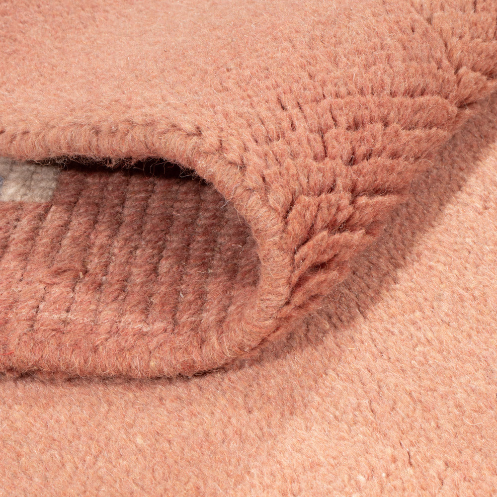 Dywan z Nepalu - 160 x 90 cm - terakota