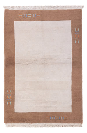 Dywan z Nepalu - 180 x 120 cm - kremowy