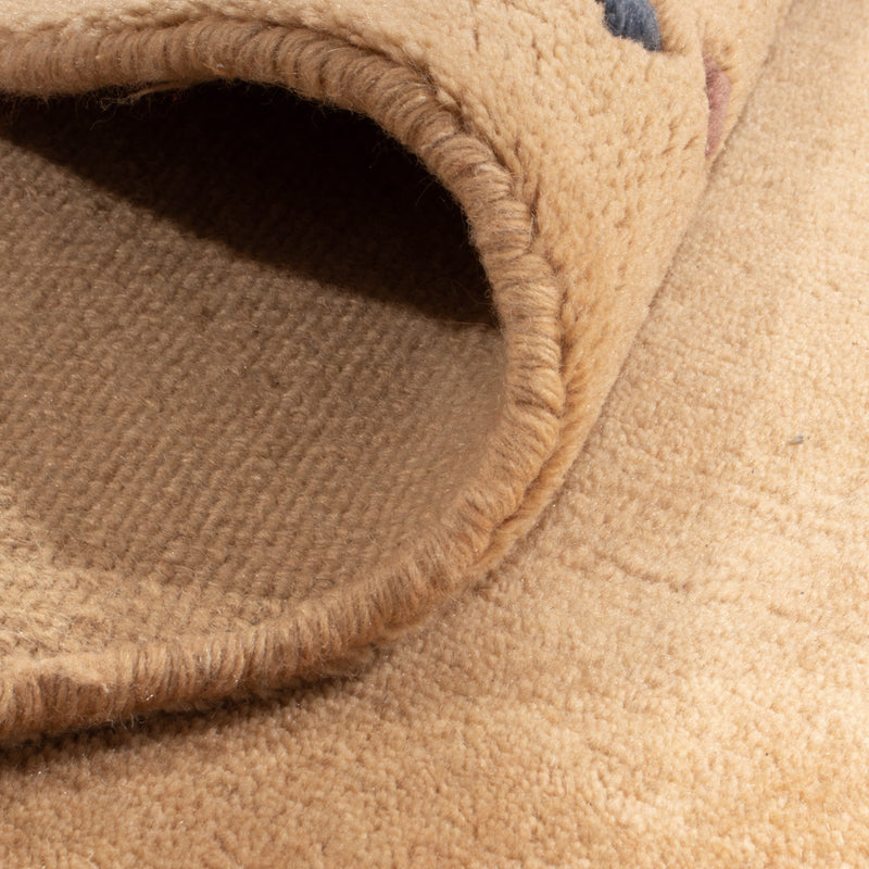 Dywan z Nepalu - 240 x 240 cm - beżowy