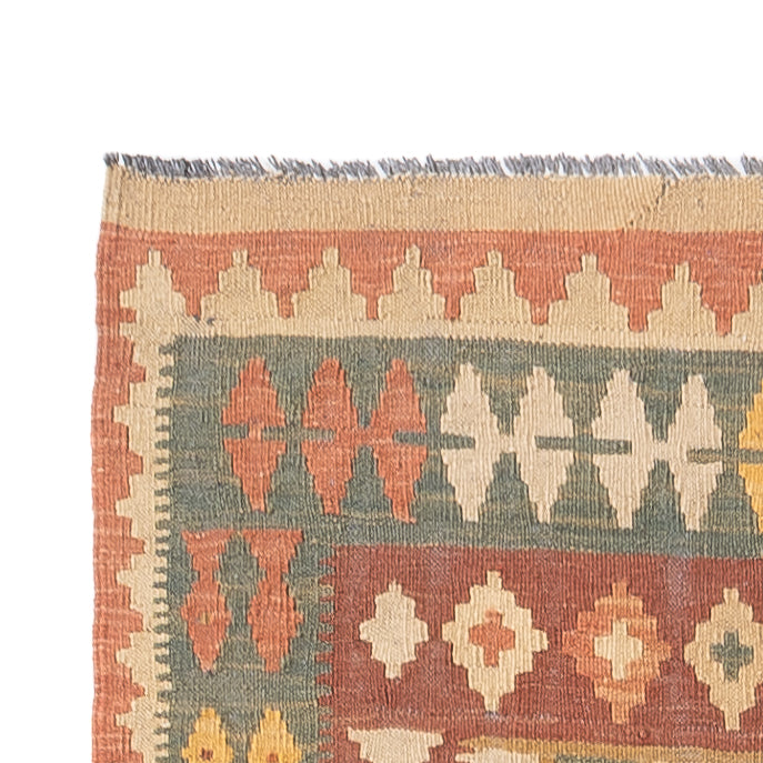 Biegacz Dywan Kelim - Splash - 315 x 95 cm - wielokolorowy