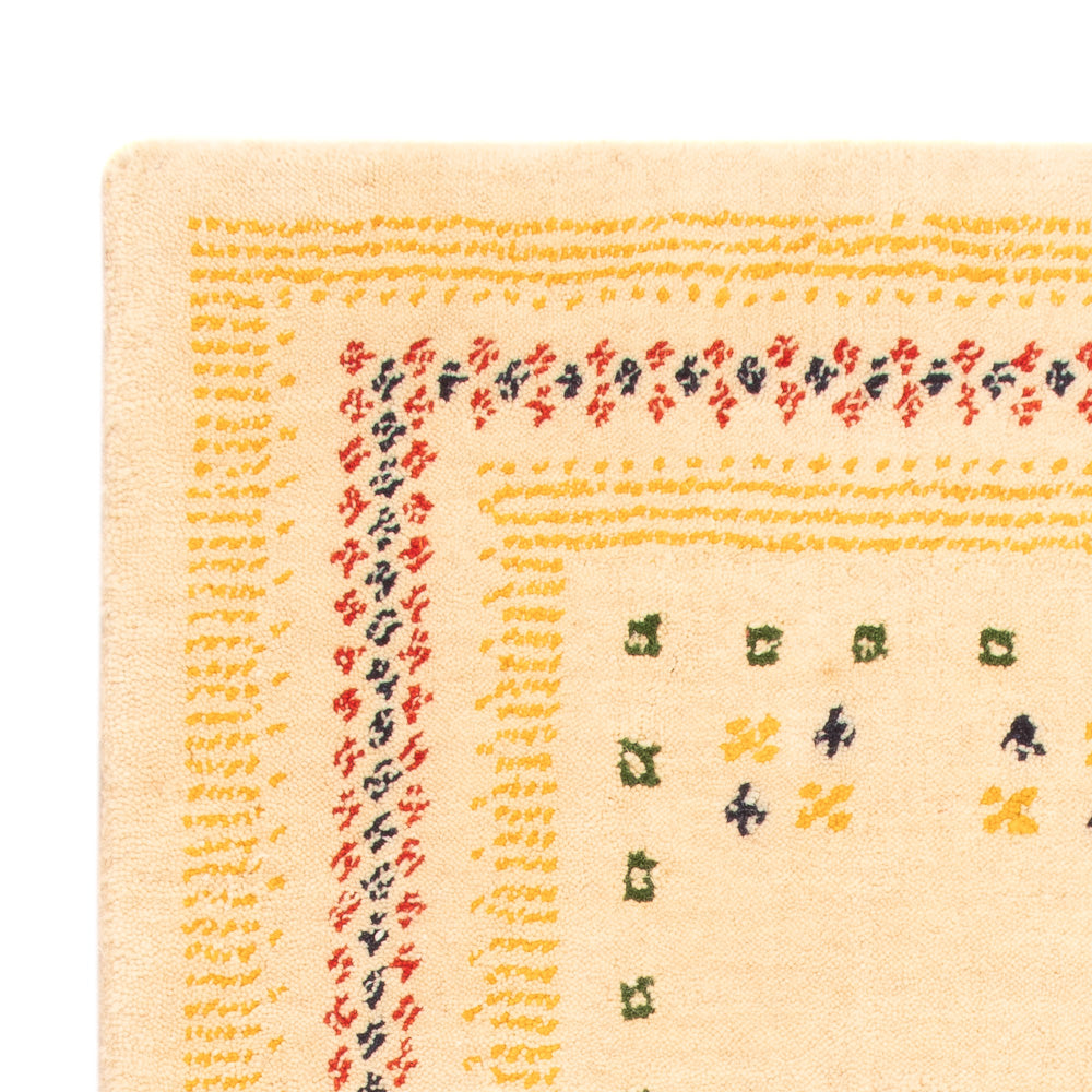 Dywan Gabbeh - Loribaft Softy - 90 x 60 cm - beżowy