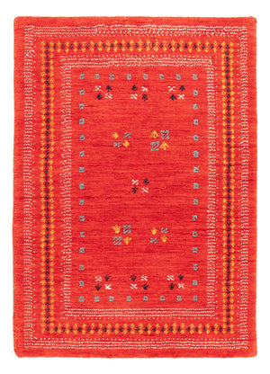 Dywan Gabbeh - Loribaft Softy - 90 x 60 cm - czerwony
