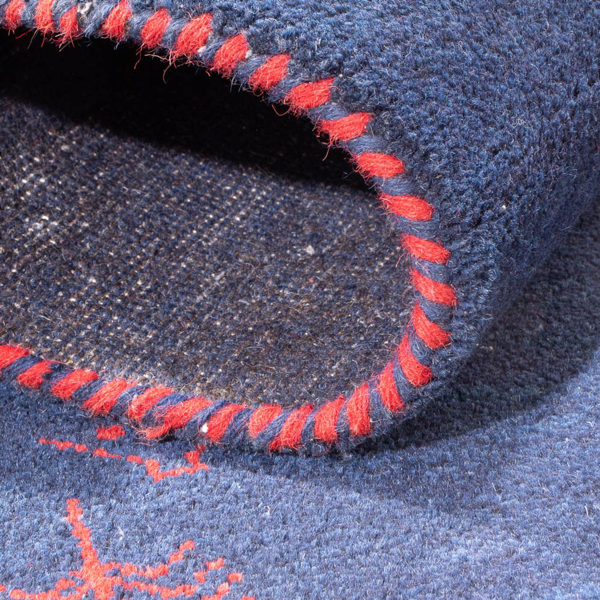 Dywan Gabbeh - Indus - 180 x 120 cm - ciemnoniebieski